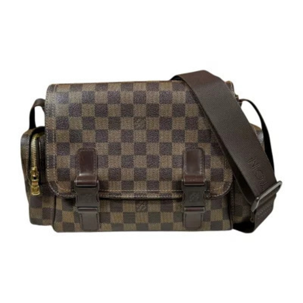 Louis Vuitton Reporter Merveille Damier Shoulder Bag Canvas Brown